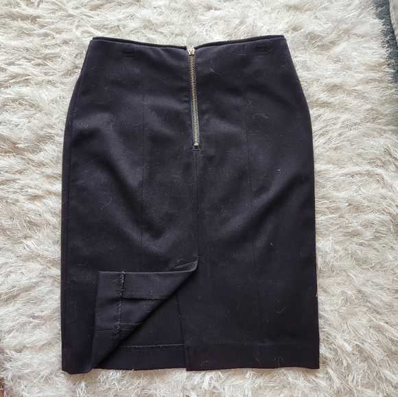 H&M Black Bodycon Stretch Pencil Mini Skirt, Size 4 - Picture 3 of 6